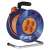 EMOS 25 meter cable reel with 4 sockets, orange cable, blue housing