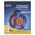 EMOS 25 meter cable reel with 4 sockets, orange cable, blue housing