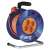 EMOS 25 meter cable reel with 4 sockets, orange cable, blue housing