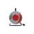 EMOS 25 meter cable reel with 4 sockets, red cable, grey housing