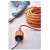 Extension cord 15 m / 1 socket / orange / PVC / 250 V / 1.5 mm2 46721880