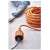 Extension cord 15 m / 1 socket / orange / PVC / 250 V / 1.5 mm2 46721880