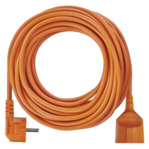 Orange 20 meter extension cord with one socket - Lamp & Lighting