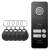 EMOS door camera unit with RFID keyfobs, black