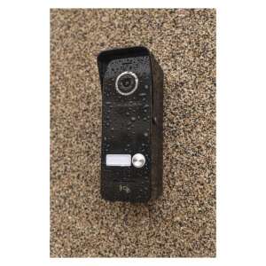 EMOS door camera unit, black, mounted on wall - Intercom