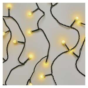 EMOS 300 LED lights, cherry-shaped bulbs, warm white, 30 meters, indoor and outdoor use, timer - Seasonal decoration