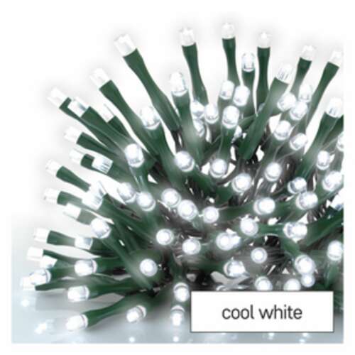 EMOS 40 LED Christmas lights, cool white, 4m long, indoor and outdoor use