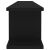 vidaXL 2 db fekete forgácslap fali polc 105 x 18 x 20 cm 115859006