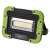 EMOS Rechargeable COB LED Work Light, 10W, 1000lm, black and green, angled view