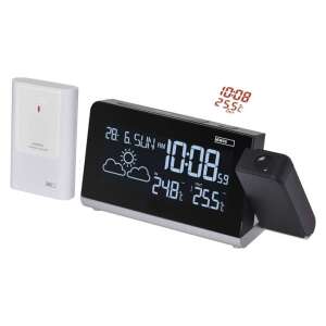 EMOS Projection Wireless Weather Station E8466 with indoor and outdoor temperature display, clock, and projection feature - Weather Station