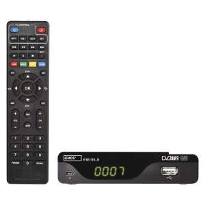 Receptor EMOS EM190-S DVB-T2 cu telecomandă - EMOS
