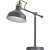 EMOS Harry desk lamp with adjustable arm, gray with brass accents