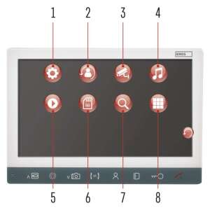 EMOS Video intercom indoor unit EM-10AHD 46718147