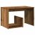 vidaXL Oldalasztal Régi fa 59x36x38 cm Gépelt fa 115911567