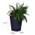 Blumentopf Rattan Planter M 55,4L grau 115921815