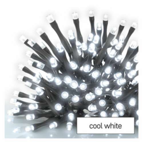 Emos LED Hideg Fehér Fényfüzér, 10.1m