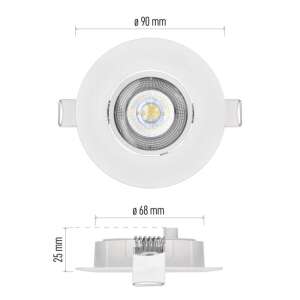 EMOS Exclusive LED-Strahler 5W 450lm IP20 thermisch weiß 46893907 LED Spots