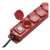 Extension cord 10 m / 4 sockets / switchable / black-red / rubber-neoprene / 1.5 mm2 57958339