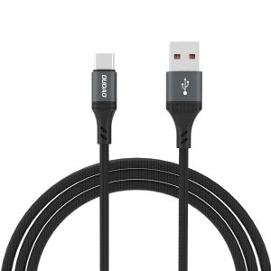 Dudao L3ST USB-A - Type-C kábel 5A 1.2m - fekete 131446425 - Kábel