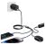 USAMS US-SJ739 Sufeng Series USB-A - Type-C/Lightning/micro USB kábel 15W 1.2m - fekete 131444906
