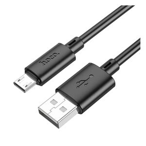 HOCO X88 adatkábel (USB - microUSB, 2.4A, gyorstöltő, 100cm) FEKETE 115926877 - Hoco
