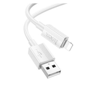 HOCO X107 adatkábel (USB - lightning, 2.4A, 100cm) FEHÉR 115926900 - Hoco