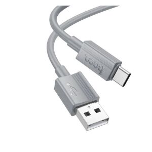 HOCO X107 USB - Type-C kábel, 3A, 100cm, szürke - Hoco