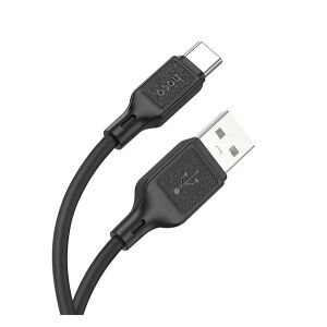 HOCO X90 adatkábel (USB - Type-C, 3A, 100cm) FEKETE 115926912 - Kábel
