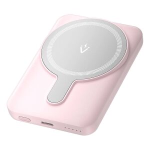 Vention FHSP0 Pink 5000mAh Magnetic Wireless Power Bank - Vention External Battery & Power Bank