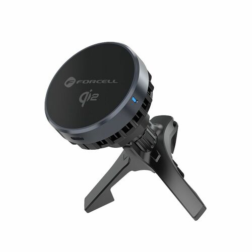 Forcell F-Grip Cool Mag MagSafe-kompatibilis vezeték nélküli autós töltő "Cool Protect" hűtőtechnológiával Qi2 15W - fekete 115928384