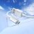 Hoco X107 USB-A - micro USB kábel 2.4A 1m - fehér 115929299