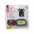 EMOS CREE+COB LED Headlamp 330lm, product packaging with specifications and order code