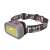 EMOS CREE+COB LED Headlamp 330lm, angled view