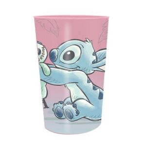 Disney Lilo i Stich, Pies Gwiazda Bezczelny plastikowy kubek 250 ml 122898986 - Szkło
