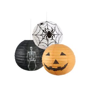 Halloween lampion 30cm többféle 146070032 - Halloweeni dekoráció