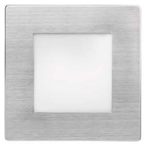 EMOS LED orientation luminaire, square, stainless steel, IP65, natural white - Lamp & Lighting