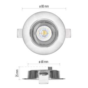 EMOS Exclusive LED-Strahler 5W 450lm IP20 thermisch weiß 46893979 LED Spots