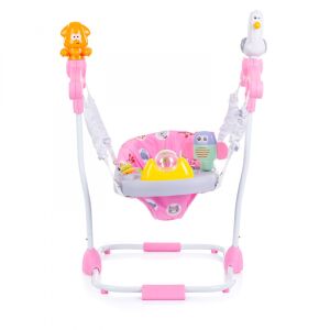 Chipolino Macarena interaktív bébi ugráló, rózsaszín, teljes nézet - Chipolino