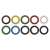 EMOS PVC Insulation Tape 15mm x 10m, 10 pack, assorted colors