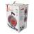 EMOS 15m cable reel with 4 sockets, red and grey, PVC, 230V, 1mm2