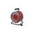 Tambur de cablu EMOS 20m cu 4 prize, cablu PVC roșu, 230V, 1mm2