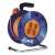 Tambur de cablu EMOS 20m cu 4 prize, cablu PVC portocaliu, 230V, 1mm2