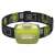 EMOS COB LED headlamp with adjustable strap, green