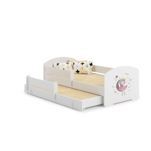 Franciaágy Luk 160x80 - Alvó hercegnő младежко легло с изтеглящо се легло и дизайн на принцеса - Младежко легло и Изпълнител на детска кухня