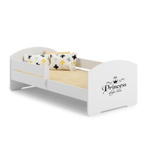 Детско легло LUK Princess 160x80 cm с предпазни решетки - Младежко легло и Изпълнител на детска кухня