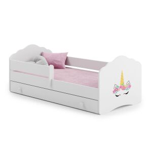 FALA pat single 160x80 cu sertar - Corn de unicorn