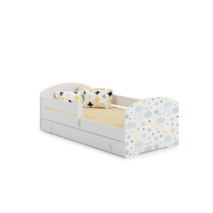 LUK pat pentru copii 160x80 cu sertar - Stars