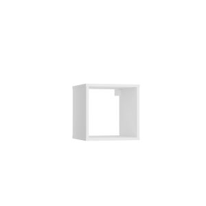 MODUS weißes modulares Bücherregal Würfel, einzelne Einheit - Regale