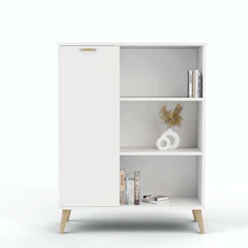Fondi Weißes Wohnzimmer Sideboard mit Regalen