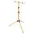Stativ EMOS do lamp roboczych, żółty, złożony